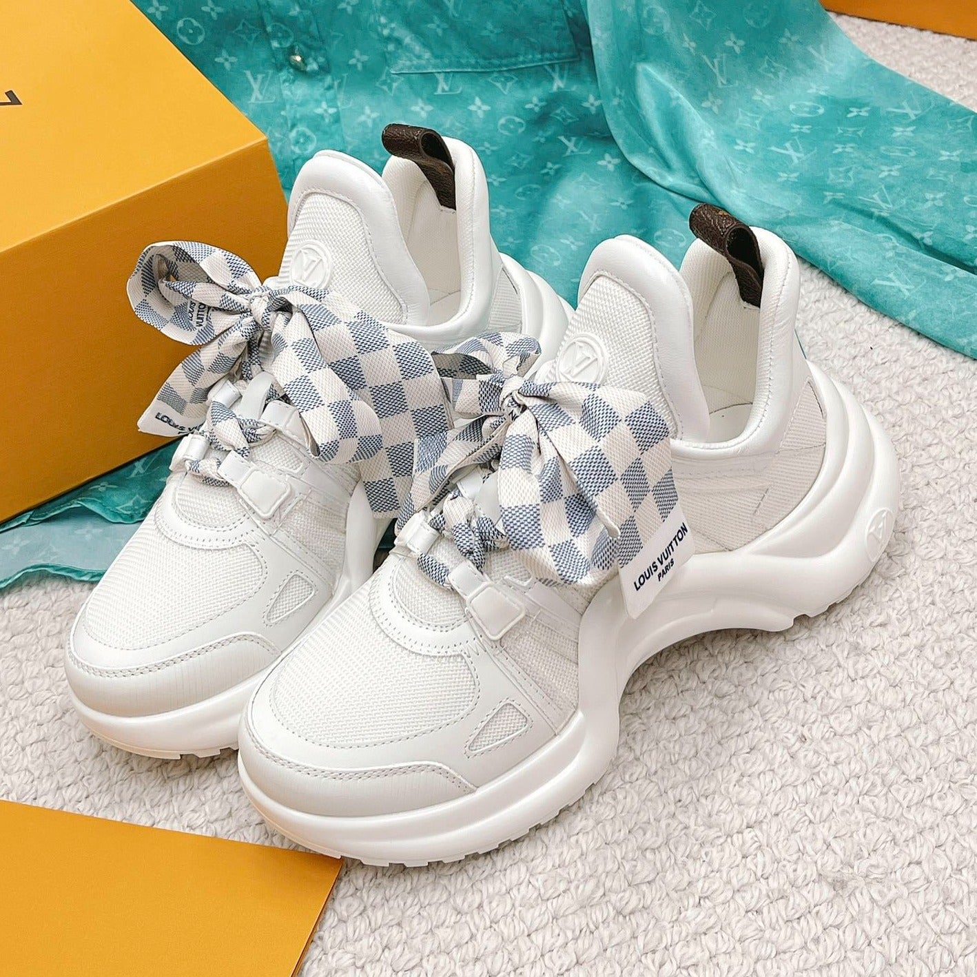 Zapatillas LV Archlight Blanca Lazo