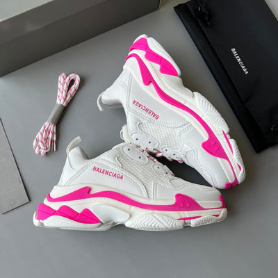 Zapatillas Balenciaga Triple S Blancas/Rosas