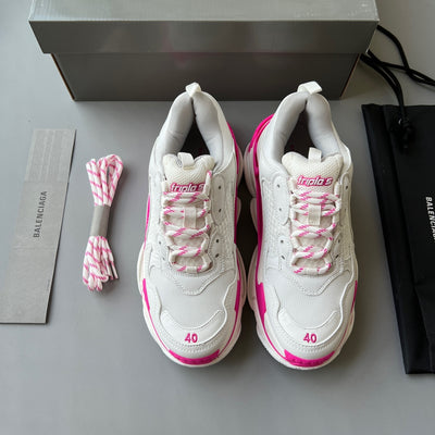 Zapatillas Balenciaga Triple S Blancas/Rosas