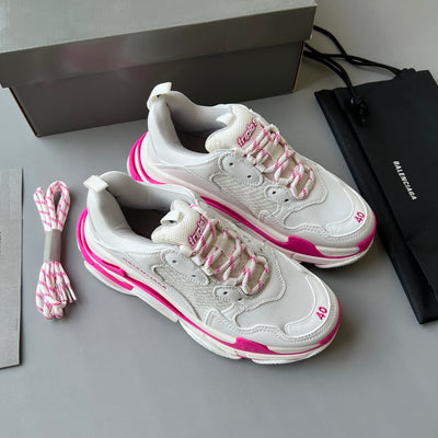 Zapatillas Balenciaga Triple S Blancas/Rosas