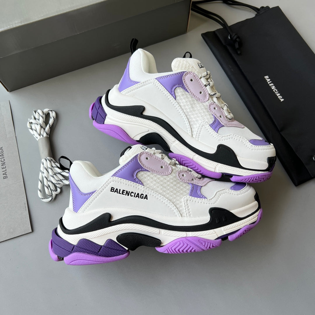 Zapatillas Balenciaga Triple S Blancas/Lilas