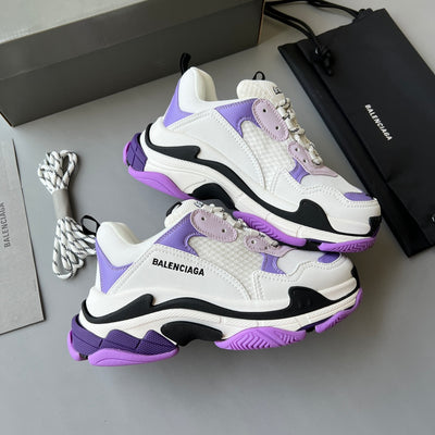 Zapatillas Balenciaga Triple S Blancas/Lilas