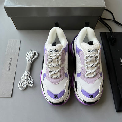 Zapatillas Balenciaga Triple S Blancas/Lilas