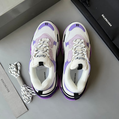 Zapatillas Balenciaga Triple S Blancas/Lilas