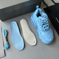 Zapatillas Balenciaga Triple S Azules Logo