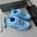 Zapatillas Balenciaga Triple S Azules Logo