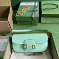 Bolso pequeño de hombro Horsebit 1955 Menta