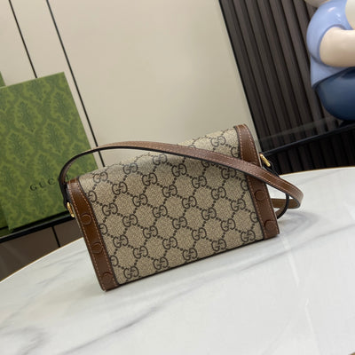 Bolso Horsebit 1955 Beige y Ébano