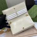 Cartera Beige Horsebit 1955 con cadena