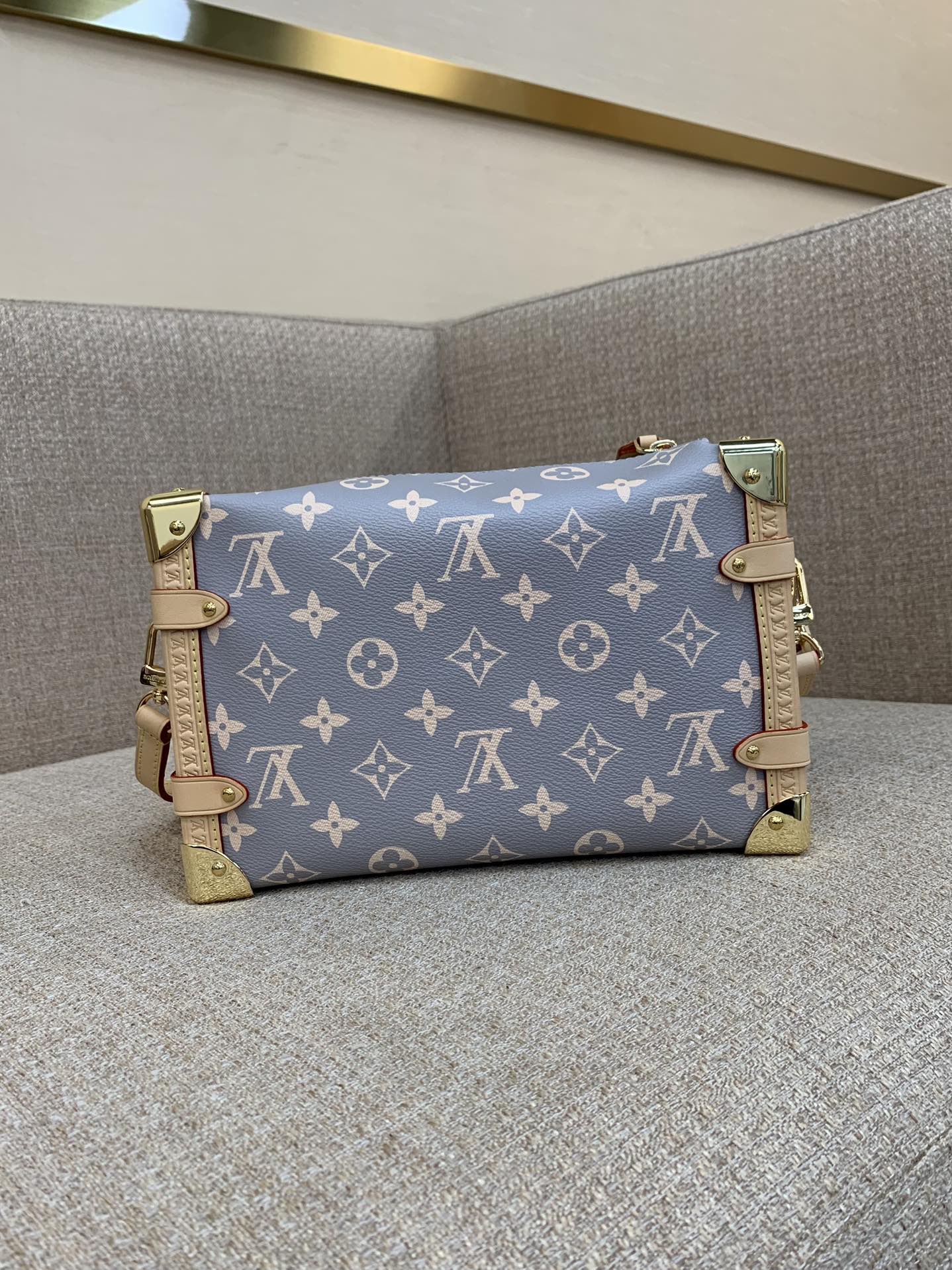 Bolso Side Trunk MM Toiles Monograma