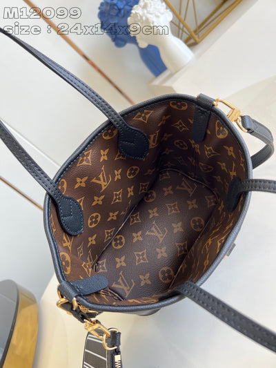 Bolso Neverfull Inside Out BB con bandolera Negro
