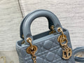 Minibolso Lady Dior azul 17 cm