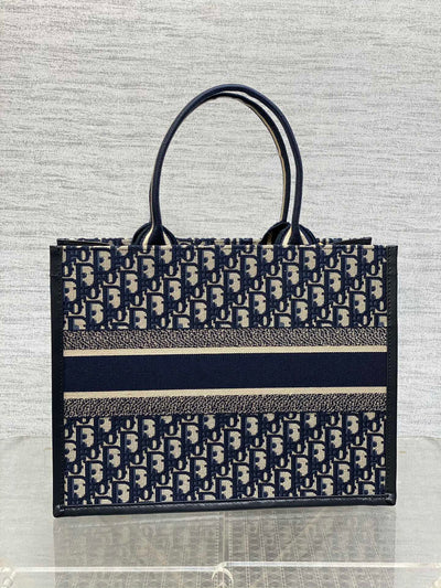 Bolso Book Tote Azul 36 cm