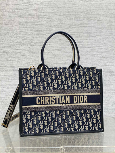 Bolso Book Tote Azul 36 cm