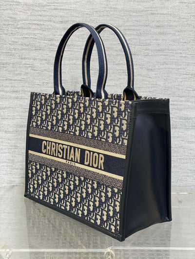 Bolso Book Tote Azul 36 cm