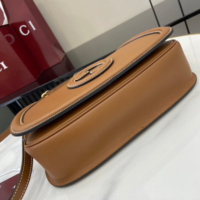Bolso mano Blondie asa tamaño pequeño Marrón