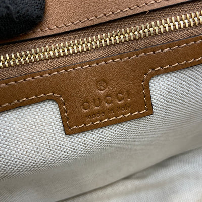 Bolso mano Blondie asa tamaño pequeño Marrón