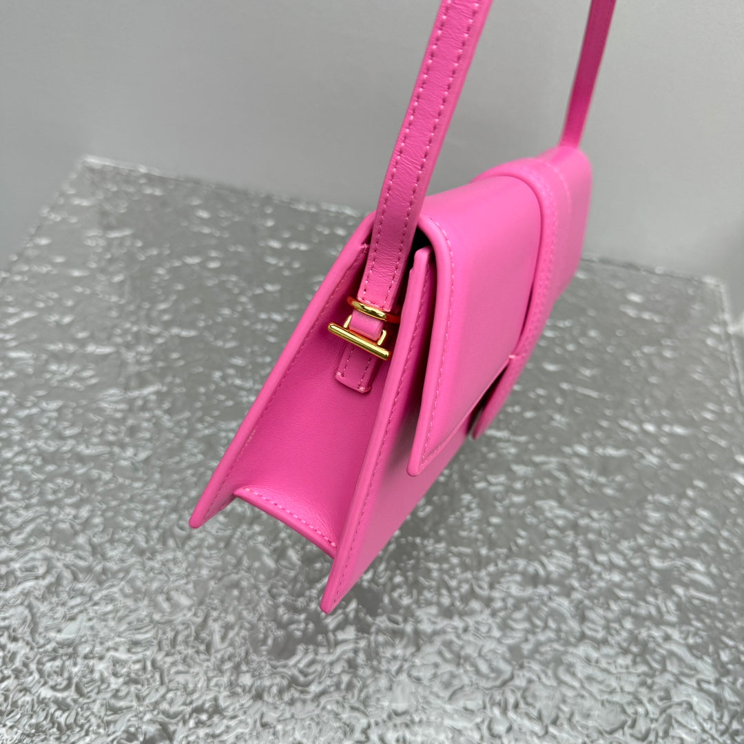 Bolso Le Bambino Long Rosa 28 cm