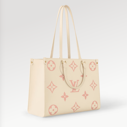 Bolso tote OnTheGo MM Creme