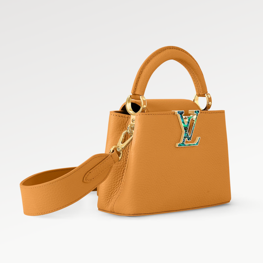 Bolso Capucines Mini Safran