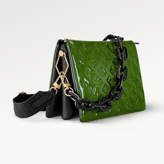 Bolso Coussin PM Verde/Negro