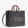 Fendi Sunshine Medium Gris Oscuro