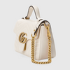 Minibolso GG Marmont con asa Blanco