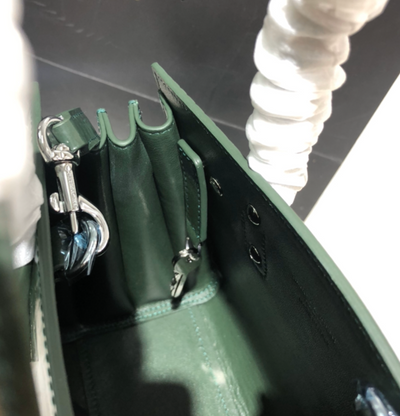 Bolso Nano Sac Jour Cocodrilo Verde Oscuro