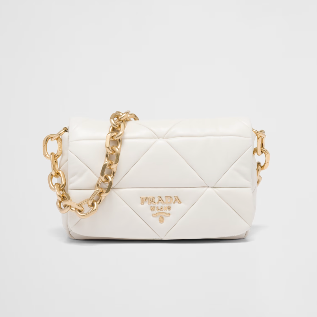 Bandolera Prada System de Patchwork Blanco