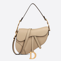 Bolso saddle con bandolera Beige