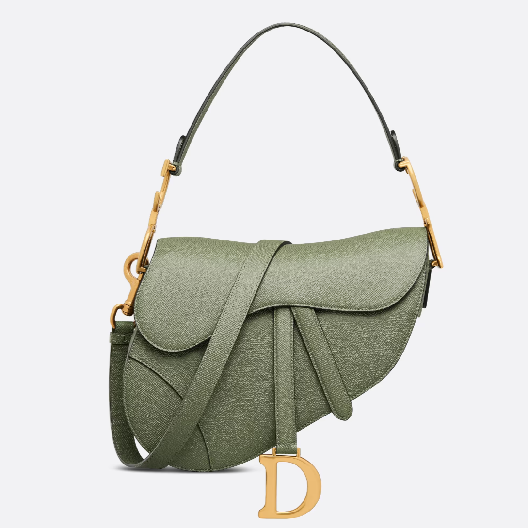 Bolso saddle con bandolera Verde