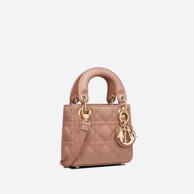 Microbolso Lady Dior Rosa
