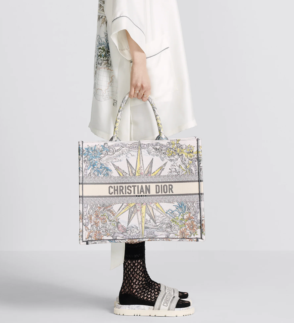 Bolso Dior Tote Grande Rêve d'Infini blanco multicolor