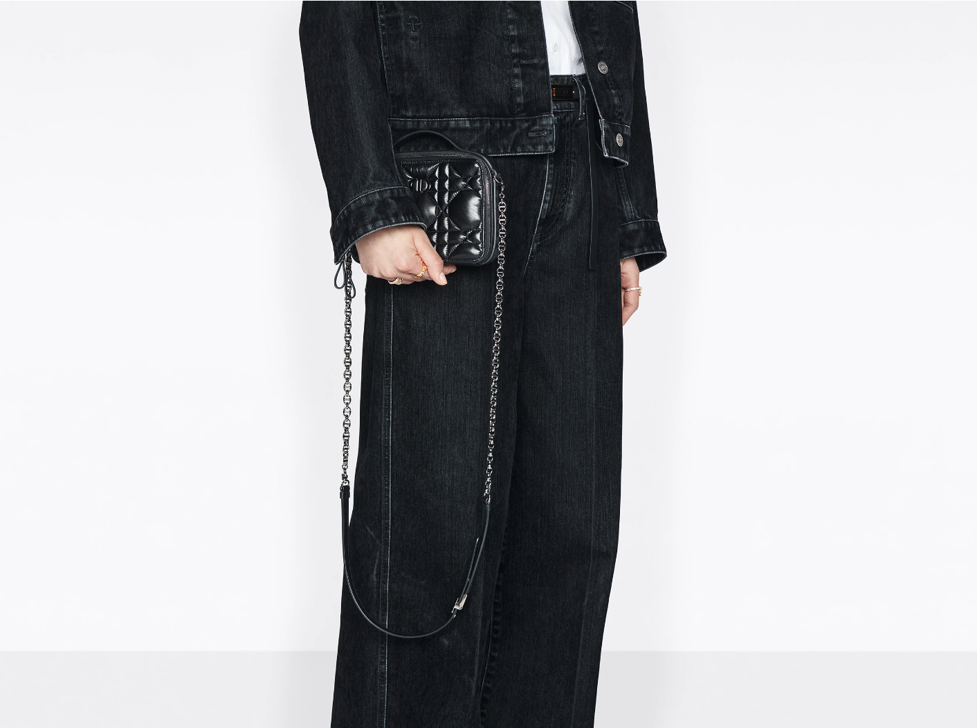 Bolso Box Dior Caro Negro