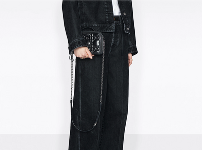Bolso Box Dior Caro Negro