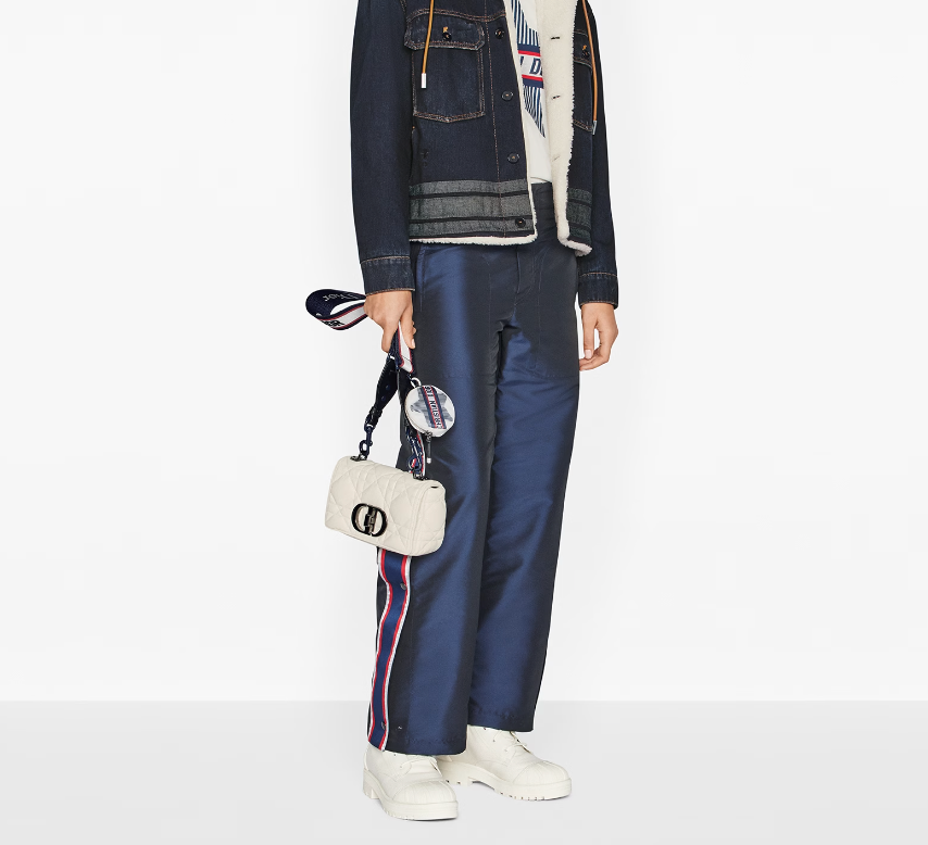Bolso Pequeño Dior Caro Latte