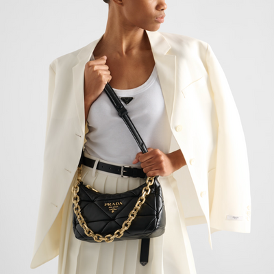 Bolso Prada System de parches Negro