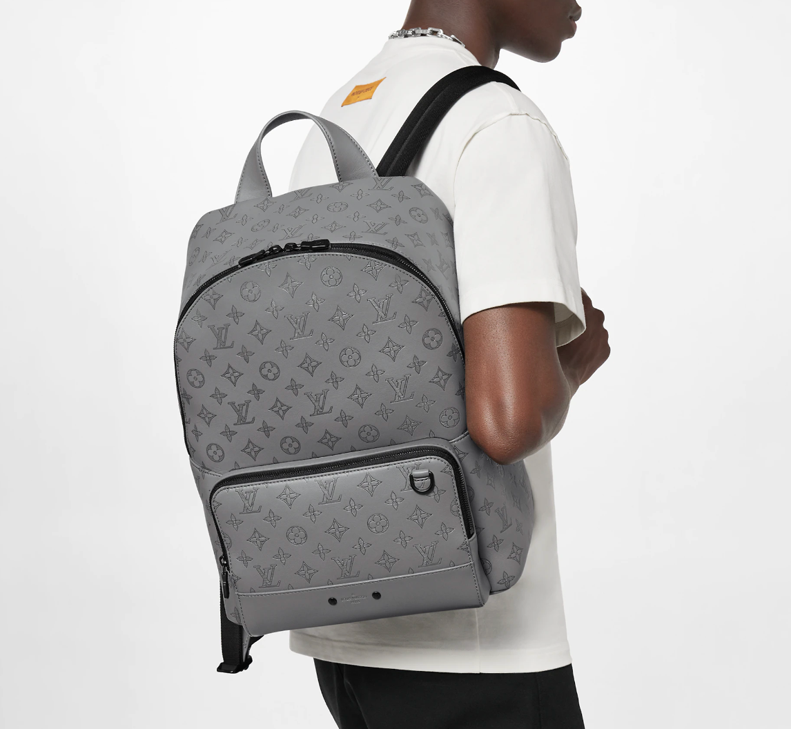 Mochila Racer Gris Monograma