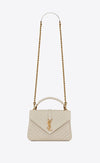 Bolso College Medium piel Blanca