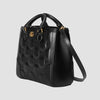 Minibolso de mano de matelassé con GG Negro