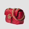 Minibolso de Hombro GG Marmont Rojo