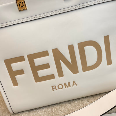 Fendi Sunshine Medium Blanco