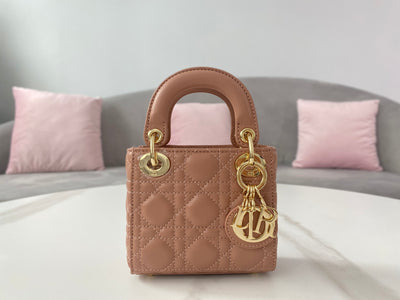 Microbolso Lady Dior Rosa
