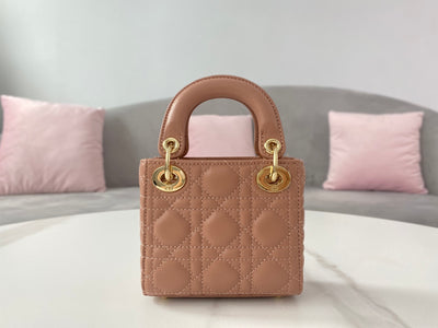 Microbolso Lady Dior Rosa
