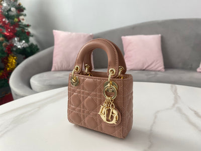 Microbolso Lady Dior Rosa