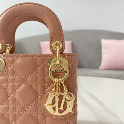 Microbolso Lady Dior Rosa