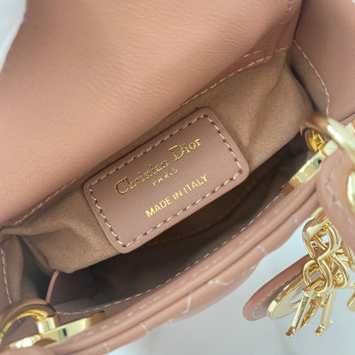 Microbolso Lady Dior Rosa