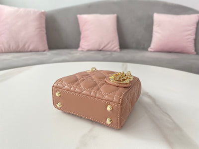 Microbolso Lady Dior Rosa