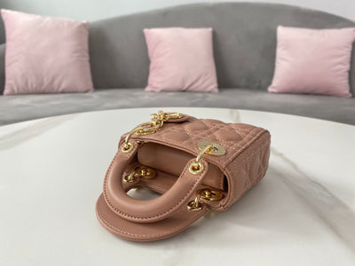 Microbolso Lady Dior Rosa