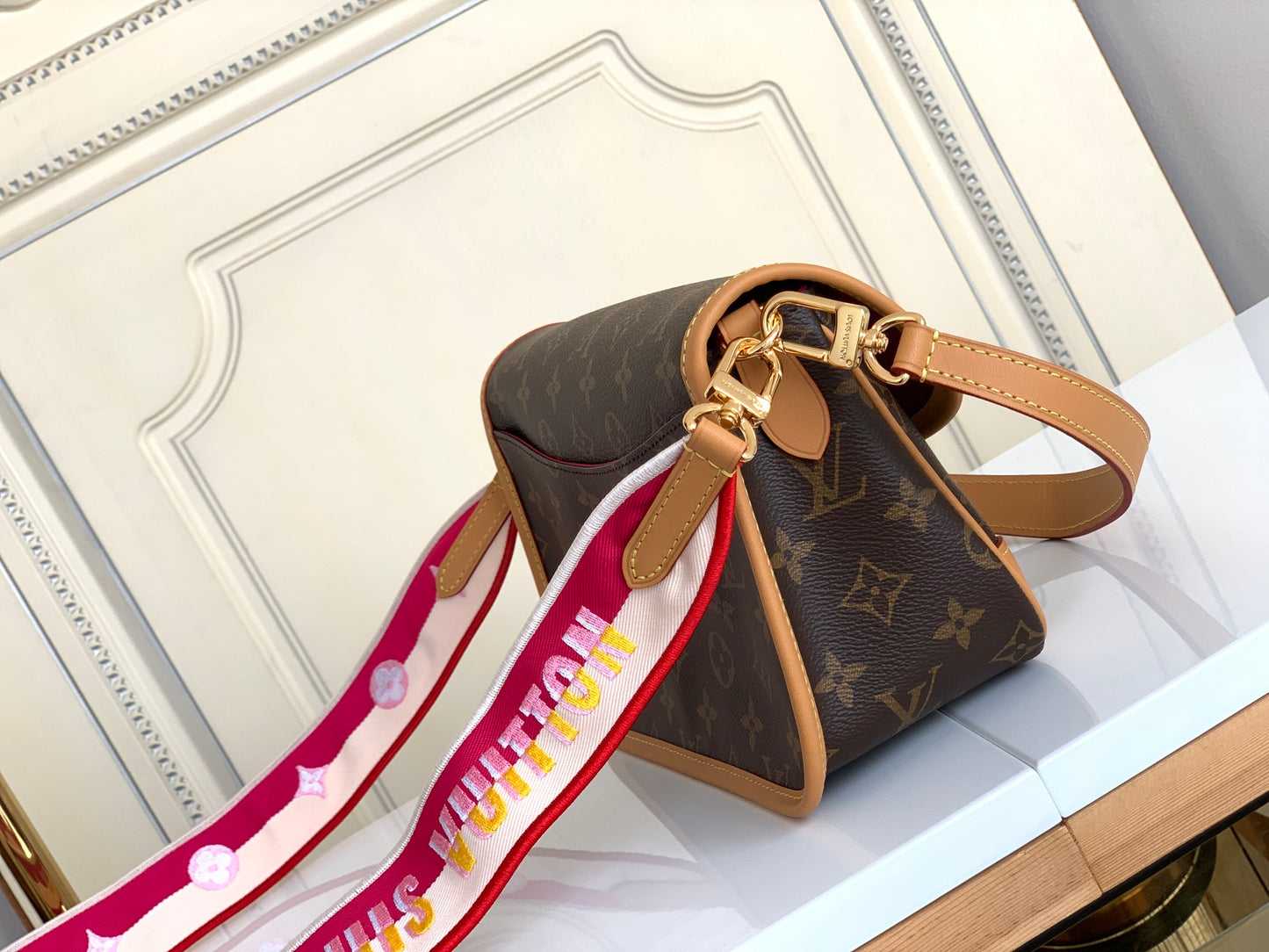 Bolso Satchel Diane Rosa Fucsia